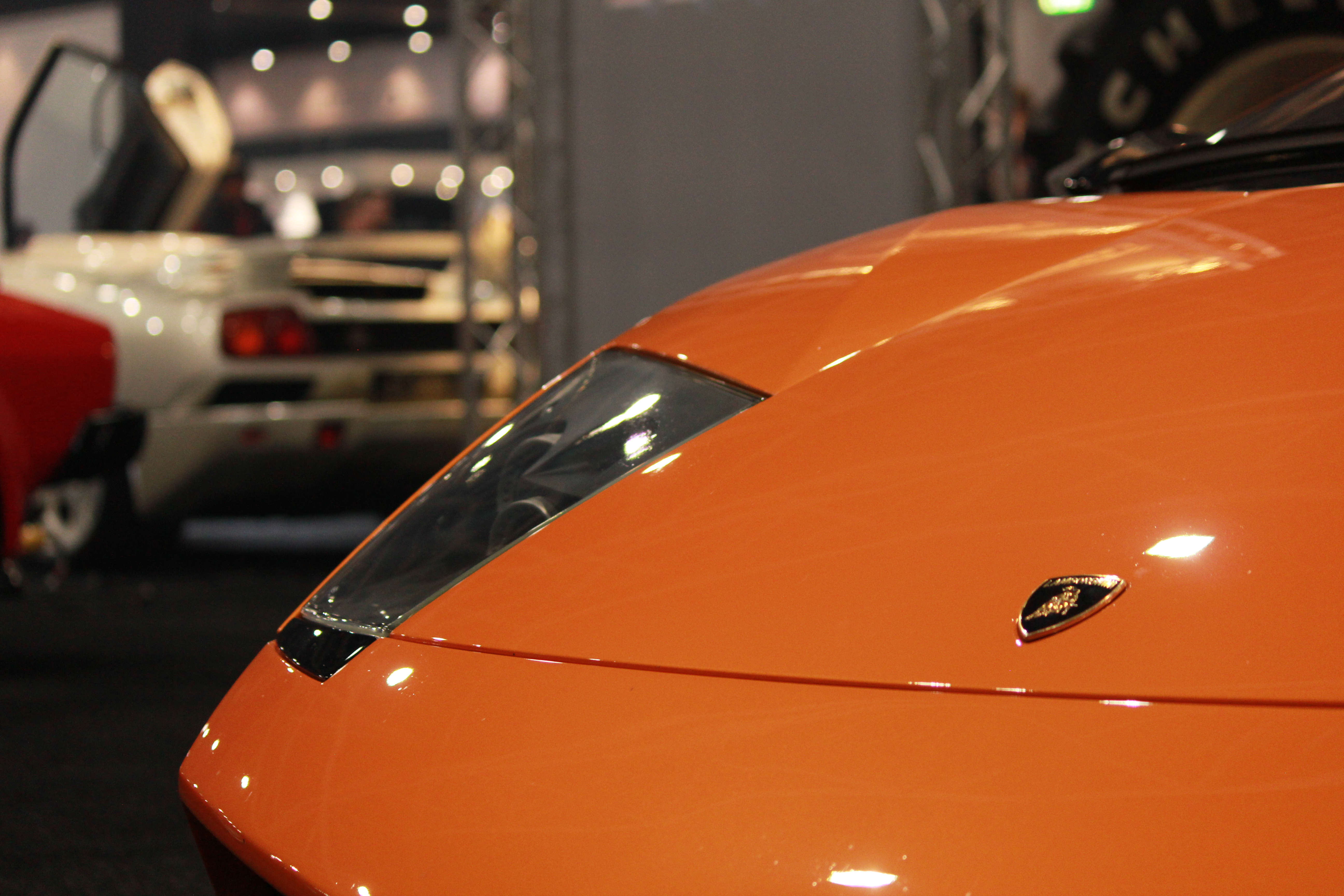 Clean Orange Lamborghini