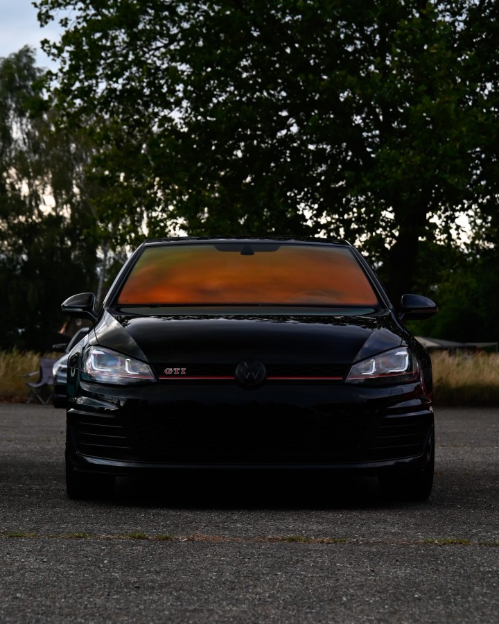 VW GTI at Dusk, Front (Mine)