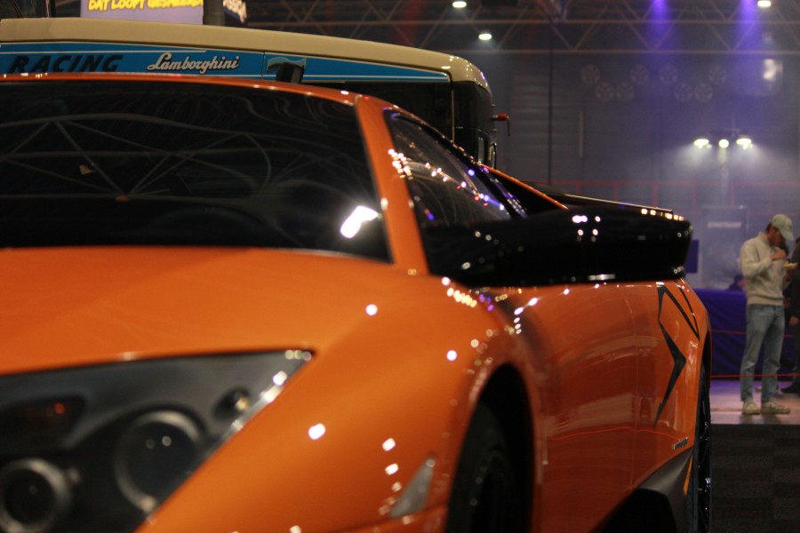 Orange Lamborghini Murcielago Profile