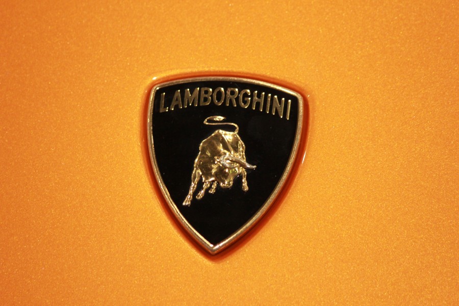 Lamborghini Badge Close-Up