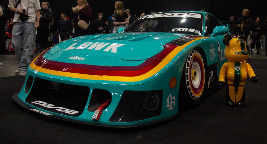 Teal Mazda RX7 LBWK