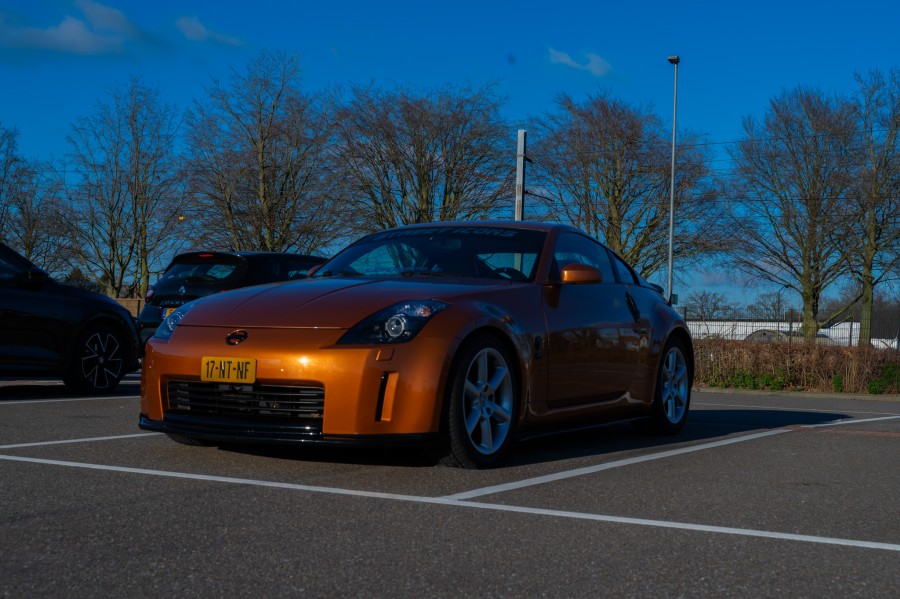 Orange Nissan 350Z