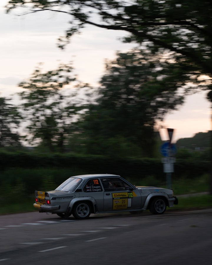 Silver Opel Ascona B400 Replica
