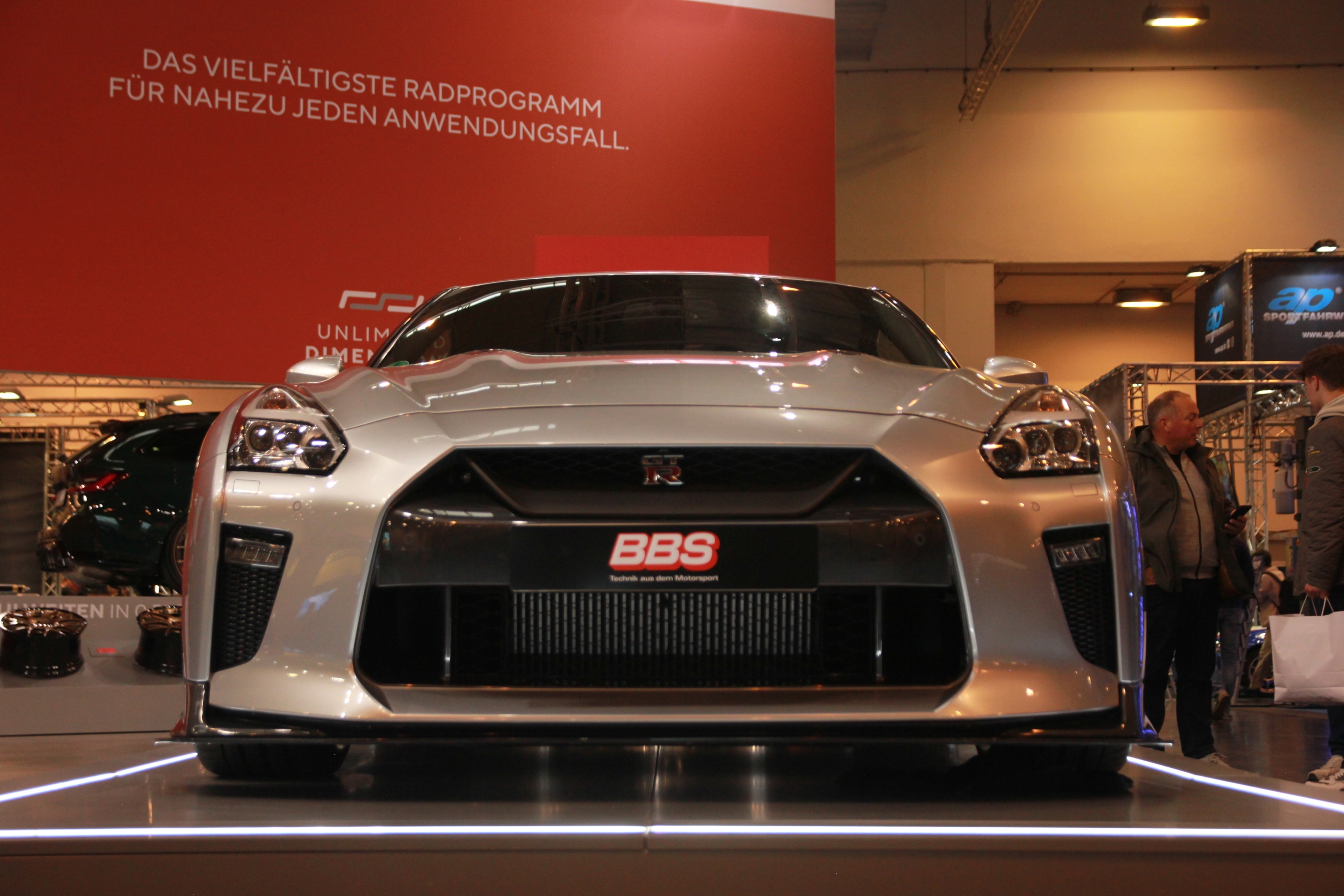 Nissan GT-R at the BBS Stand